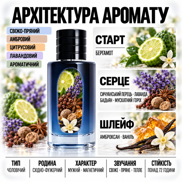 Масляные духи Yaroma Oil SAUVAGE Чоловічі 518 фото