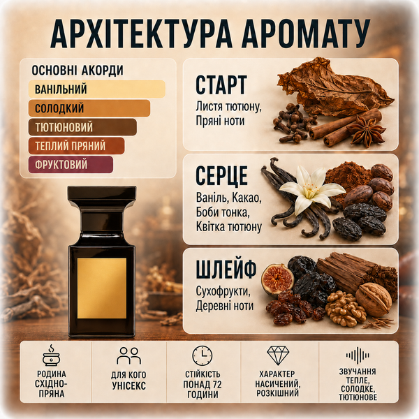 Парфуми Yaroma Parfum TABACCO VANILLE Унісекс 751557657 фото