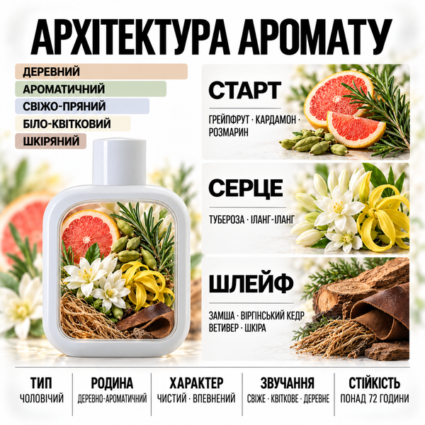Парфуми Yaroma Parfum L.12.12 WHITE Чоловічі 801516157 фото