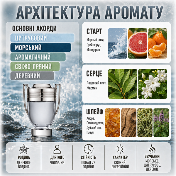 Парфуми Yaroma Parfum INVICTUS Чоловічі 1261513657 фото