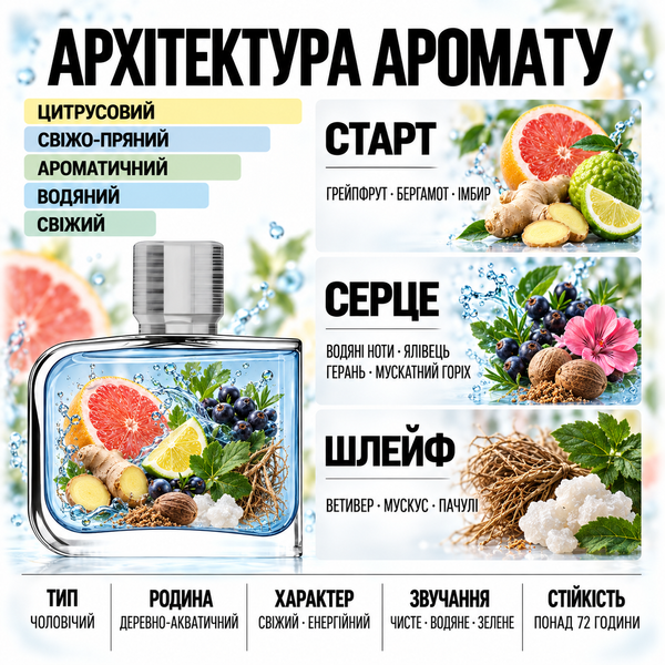 Духи Yaroma Parfum ESSENTIAL SPORT Мужские 78159657 фото